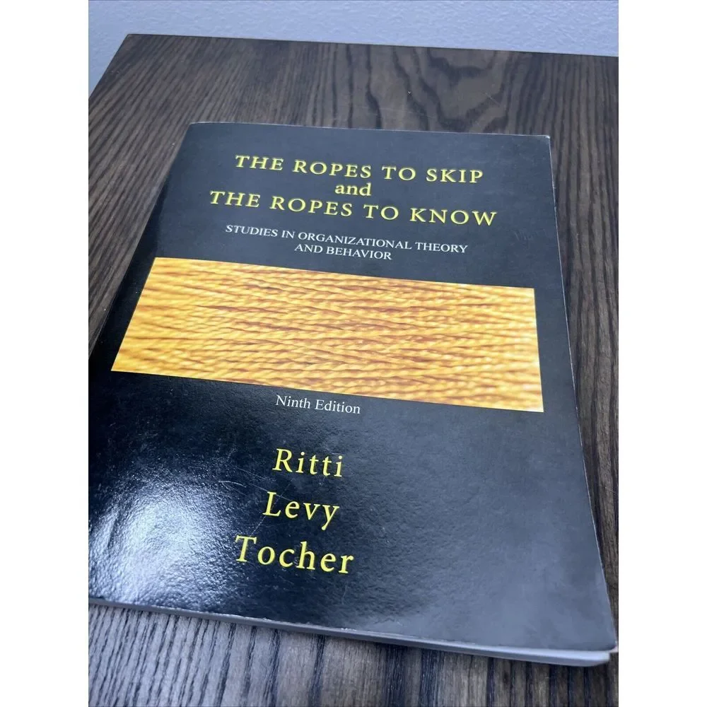 THE ROPES TO SKIP AND THE ROPES TO KNOW NINTH EDITION By Ritti & Levy Very Good